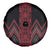 Red Aotearoa Mangopare Kowhaiwhai and Niho Taniwha Spare Tire Cover Maori New Zealand