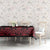 Red Aotearoa Mangopare Kowhaiwhai and Niho Taniwha Tablecloth Maori New Zealand