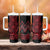 Red Aotearoa Mangopare Kowhaiwhai and Niho Taniwha Tumbler With Handle Maori New Zealand