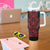 Red Aotearoa Mangopare Kowhaiwhai and Niho Taniwha Tumbler With Handle Maori New Zealand