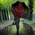 Red Aotearoa Mangopare Kowhaiwhai Niho Taniwha Umbrella Maori New Zealand - Polynesian Pride