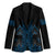 Blue Aotearoa Mangopare Kowhaiwhai Niho Taniwha Blazer Maori New Zealand - Polynesian Pride