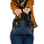 Blue Aotearoa Mangopare Kowhaiwhai and Niho Taniwha Shoulder Handbag Maori New Zealand