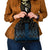 Blue Aotearoa Mangopare Kowhaiwhai and Niho Taniwha Shoulder Handbag Maori New Zealand