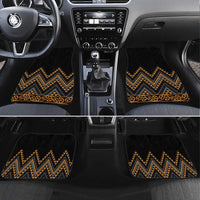 Gold Aotearoa Mangopare Kowhaiwhai and Niho Taniwha Car Mats Maori New Zealand