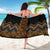 Gold Aotearoa Mangopare Kowhaiwhai and Niho Taniwha Sarong Maori New Zealand