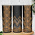 Gold Aotearoa Mangopare Kowhaiwhai and Niho Taniwha Skinny Tumbler Maori New Zealand
