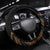 Gold Aotearoa Mangopare Kowhaiwhai and Niho Taniwha Steering Wheel Cover Maori New Zealand