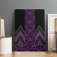 Purple Aotearoa Mangopare Kowhaiwhai and Niho Taniwha Canvas Wall Art Maori New Zealand LT14 - Polynesian Pride