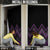 Purple Aotearoa Mangopare Kowhaiwhai Niho Taniwha Door Cover Maori New Zealand - Polynesian Pride