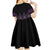 Purple Aotearoa Mangopare Kowhaiwhai and Niho Taniwha Kid Short Sleeve Dress Maori New Zealand