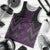 Purple Aotearoa Mangopare Kowhaiwhai and Niho Taniwha Men Tank Top Maori New Zealand