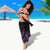 Purple Aotearoa Mangopare Kowhaiwhai and Niho Taniwha Sarong Maori New Zealand