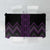 Purple Aotearoa Mangopare Kowhaiwhai and Niho Taniwha Tablecloth Maori New Zealand