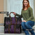 Purple Aotearoa Mangopare Kowhaiwhai Niho Taniwha Travel Bag Maori New Zealand - Polynesian Pride