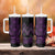 Purple Aotearoa Mangopare Kowhaiwhai and Niho Taniwha Tumbler With Handle Maori New Zealand