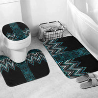 Paua Shell Aotearoa Mangopare Kowhaiwhai Niho Taniwha Bathroom Set Maori New Zealand - Polynesian Pride