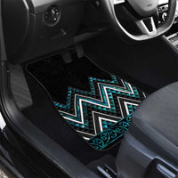 Paua Shell Aotearoa Mangopare Kowhaiwhai and Niho Taniwha Car Mats Maori New Zealand