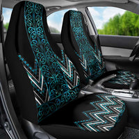 Paua Shell Aotearoa Mangopare Kowhaiwhai and Niho Taniwha Car Seat Cover Maori New Zealand