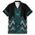 Paua Shell Aotearoa Mangopare Kowhaiwhai and Niho Taniwha Family Matching Long Sleeve Bodycon Dress and Hawaiian Shirt Maori New Zealand