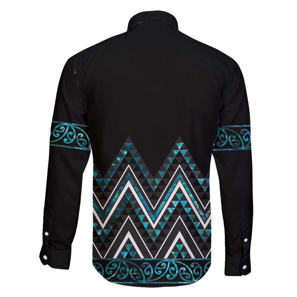 Paua Shell Aotearoa Mangopare Kowhaiwhai and Niho Taniwha Family Matching Mermaid Dress and Hawaiian Shirt Maori New Zealand LT14 - Polynesian Pride