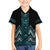 Paua Shell Aotearoa Mangopare Kowhaiwhai and Niho Taniwha Kid Hawaiian Shirt Maori New Zealand