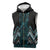 Paua Shell Aotearoa Mangopare Kowhaiwhai Niho Taniwha Sleeveless Zip Hoodie Maori New Zealand - Polynesian Pride