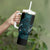 Paua Shell Aotearoa Mangopare Kowhaiwhai and Niho Taniwha Tumbler With Handle Maori New Zealand