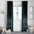 Paua Shell Aotearoa Mangopare Kowhaiwhai and Niho Taniwha Window Curtain Maori New Zealand