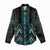 Paua Shell Aotearoa Mangopare Kowhaiwhai and Niho Taniwha Women Casual Shirt Maori New Zealand