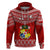 Tonga Rugby Hoodie 2023 World Cup Tongan Kupesi Ngatu Pattern LT14 Red - Polynesian Pride