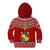 Tonga Rugby Kid Hoodie 2023 World Cup Tongan Kupesi Ngatu Pattern LT14 - Polynesian Pride