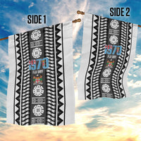 Fiji Day 1970 Garden Flag For Fiji Ever Fiji Tapa Pattern White