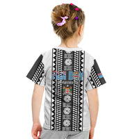 Fiji Day 1970 Kid T Shirt For Fiji Ever Fiji Tapa Pattern White