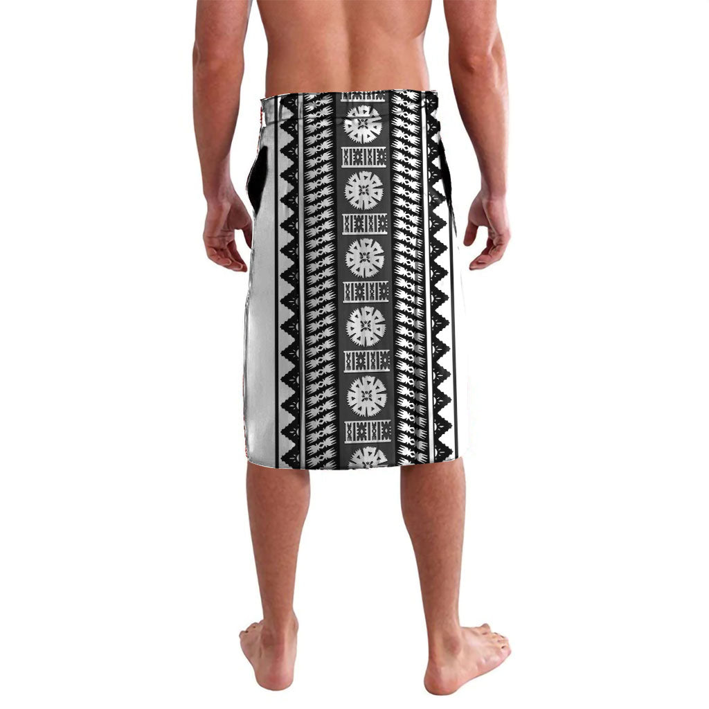 Fiji Day 1970 Lavalava For Fiji Ever Fiji Tapa Pattern White