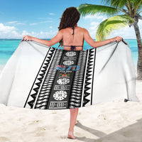 Fiji Day 1970 Sarong For Fiji Ever Fiji Tapa Pattern White LT14 - Polynesian Pride