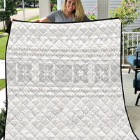 Samoa White Sunday Quilt Lotu Tamaiti Samoan Siapo Teuila Flowers