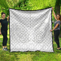 Niue White Sunday Quilt Aho Tapu Fanau Hiapo Pattern LT14 - Polynesian Pride