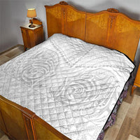 Niue White Sunday Quilt Aho Tapu Fanau Hiapo Pattern LT14 - Polynesian Pride