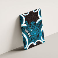 Kikorangi Aotearoa Atua Tumatauenga Personalised Canvas Wall Art Maori God Of War Tiki With Taiaha LT14 - Polynesian Pride