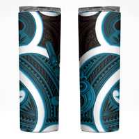 Kikorangi Aotearoa Atua Tumatauenga Skinny Tumbler Maori God Of War Tiki With Taiaha