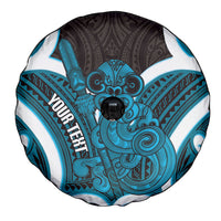 Kikorangi Aotearoa Atua Tumatauenga Personalised Spare Tire Cover Maori God Of War Tiki With Taiaha