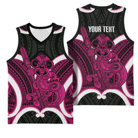 Mawhero Aotearoa Atua Tumatauenga Personalised Basketball Jersey Maori God Of War Tiki With Taiaha