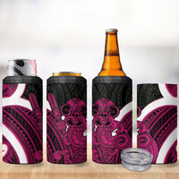 Mawhero Aotearoa Atua Tumatauenga 4 in 1 Can Cooler Tumbler Maori God Of War Tiki With Taiaha LT14 - Polynesian Pride