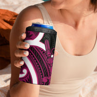 Mawhero Aotearoa Atua Tumatauenga 4 in 1 Can Cooler Tumbler Maori God Of War Tiki With Taiaha LT14 - Polynesian Pride