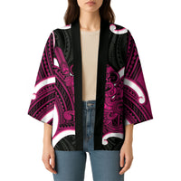 Mawhero Aotearoa Atua Tumatauenga Personalised Kimono Maori God Of War Tiki With Taiaha LT14 - Polynesian Pride