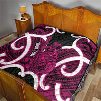 Mawhero Aotearoa Atua Tumatauenga Personalised Quilt Maori God Of War Tiki With Taiaha LT14 - Polynesian Pride