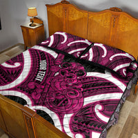 Mawhero Aotearoa Atua Tumatauenga Personalised Quilt Bed Set Maori God Of War Tiki With Taiaha LT14 - Polynesian Pride