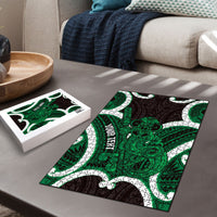 Kakariki Aotearoa Atua Tumatauenga Personalised Puzzle Maori God Of War Tiki With Taiaha