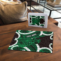 Kakariki Aotearoa Atua Tumatauenga Personalised Puzzle Maori God Of War Tiki With Taiaha